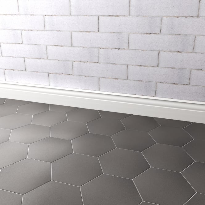 Antique Craquele White 7.5cm x 30cm Wall Tile