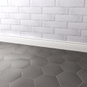 Antique Craquele White 7.5cm x 30cm Wall Tile