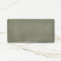 Antique Hyde Park Green 7.5cm x 15cm Wall Tile