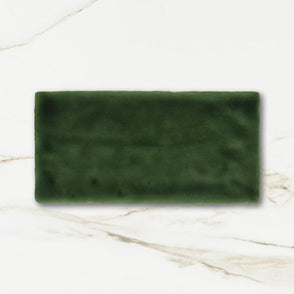 Antique Victorian Green 7.5cm x 15cm Wall Tile