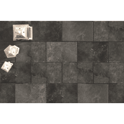 Antiqus Carbonio 40.8cm x 61.4cm 2cm Outdoor Floor Tile