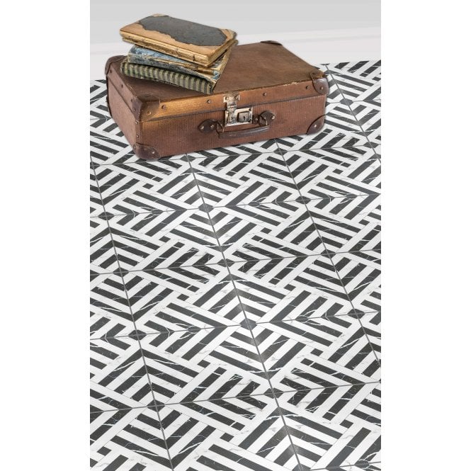 Apollo Marble Effect Charcoal 45cm x 45cm Wall and Floor Tile