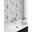 Arabescato Gold Honed 28cm x 30.5cm Hexagon Mosaic Tile