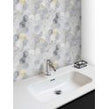Arabescato Gold Honed 28cm x 30.5cm Hexagon Mosaic Tile