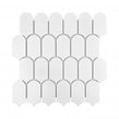 Arcs Daisy White 28.8cm x 29.7cm (4.5cm x 8.6cm) Mosaic Tile
