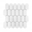 Arcs Daisy White 28.8cm x 29.7cm (4.5cm x 8.6cm) Mosaic Tile