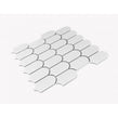 Arcs Daisy White 28.8cm x 29.7cm (4.5cm x 8.6cm) Mosaic Tile
