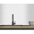 Arcs Daisy White 28.8cm x 29.7cm (4.5cm x 8.6cm) Mosaic Tile