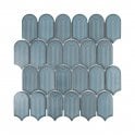 Arcs Palace Green 28.8cm x 29.7cm (4.5cm x 8.6cm) Mosaic Tile
