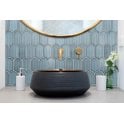 Arcs Palace Green 28.8cm x 29.7cm (4.5cm x 8.6cm) Mosaic Tile