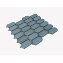 Arcs Palace Green 28.8cm x 29.7cm (4.5cm x 8.6cm) Mosaic Tile