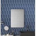 Arcs Tiffany Blue 28.8cm x 29.7cm (4.5cm x 8.6cm) Mosaic Tile