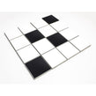 Arctic 73 Black and White High Gloss 30cm x 30cm (7.2cm x 7.2cm) Mosaic Tile
