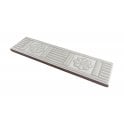 Arenas Blanco 5cm x 20cm Border Tile