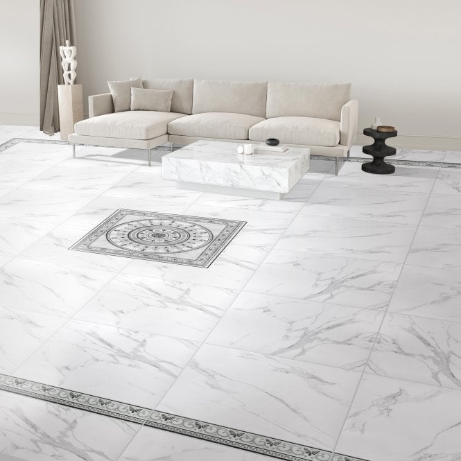 Arianna Cool 80cm x 80cm Decor Floor Tile