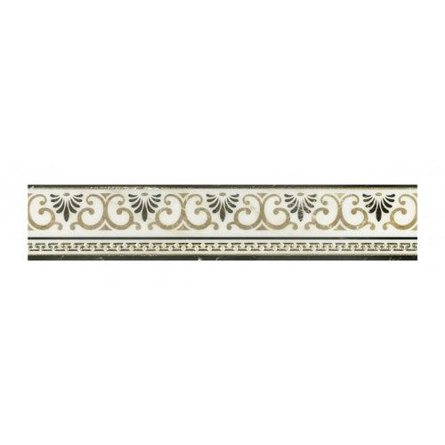Arianna Gold Border 12cm x 60cm Wall & Floor Tile