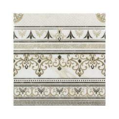 Arianna Gold Edge 60cm x 60cm Decor Wall Tile