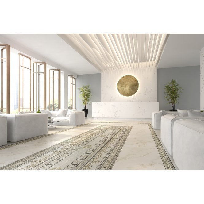 Arianna Gold Set 60cm x 60cm Floor Tile (4 tile set)