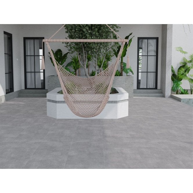 Ark Silver 100cm x 100cm Floor Tile