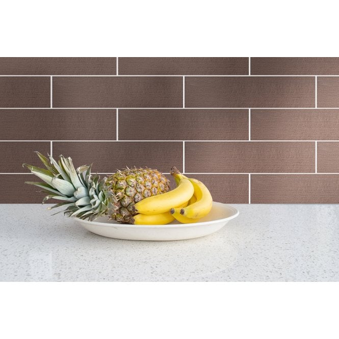 Arkitek Chocolate 10cm x 40cm Wall Tile