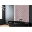 Arnold Pink Decor Gloss 10cm x 40cm Wall Tile
