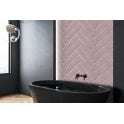 Arnold Pink Decor Gloss 10cm x 40cm Wall Tile