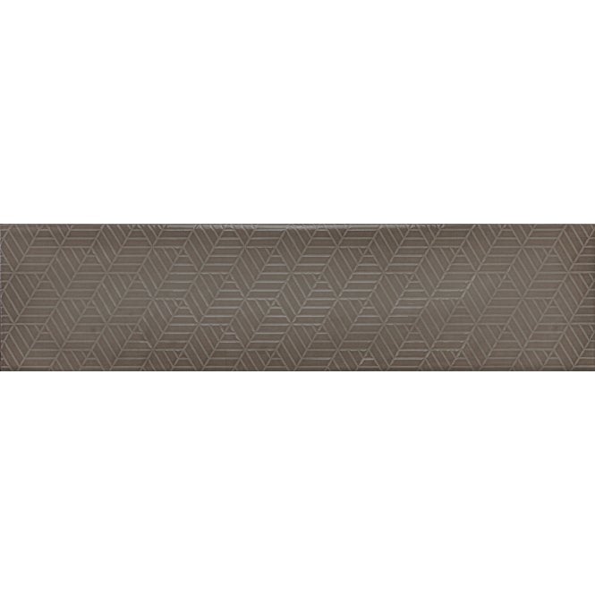 Arnold Taupe Decor Gloss 10cm x 40cm Wall Tile
