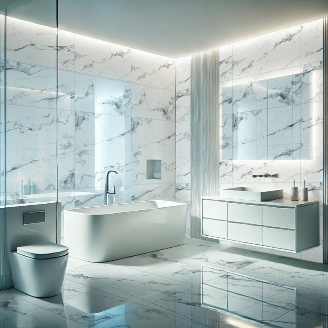 Arrezo Teal Wall & Floor Tile 60cm x 120cm