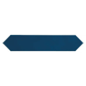 Equipe Arrow Blue 5cm x 25cm Wall Tile