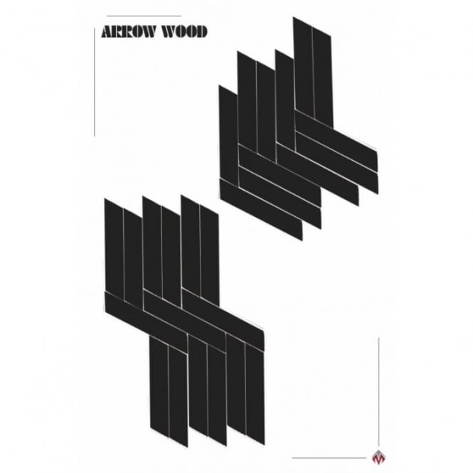 Arrow Dark 8cm x 40cm Wall & Floor Tile