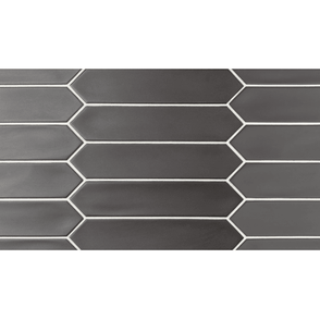 Equipe Arrow Lanse Black 5cm x 25cm Wall Tile