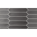 Equipe Arrow Lanse Black 5cm x 25cm Wall Tile