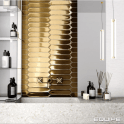 Equipe Arrow Lanse Gold 5cm x 25cm Wall Tile