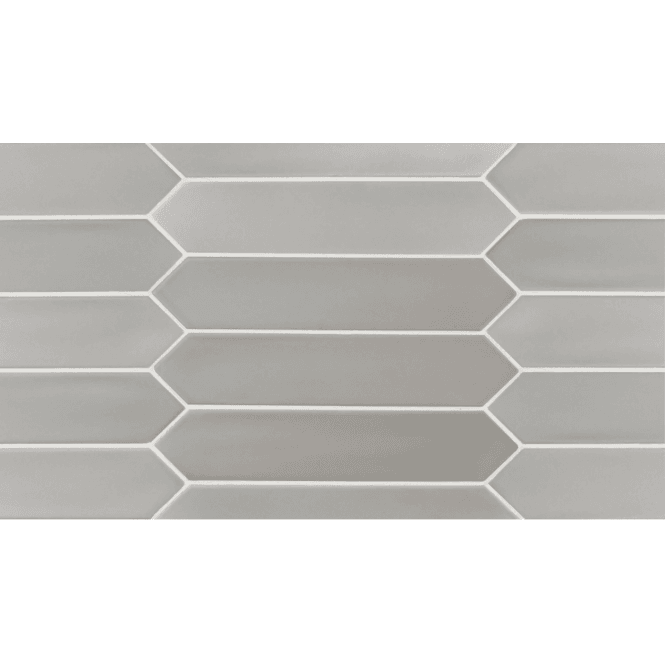 Equipe Arrow Lanse Grey 5cm x 25cm Wall Tile