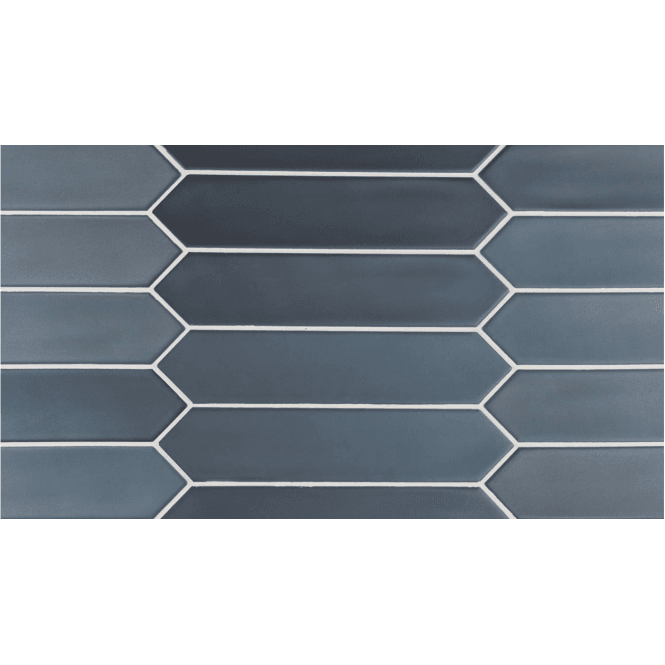 Equipe Arrow Lanse Navy 5cm x 25cm Wall Tile