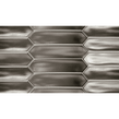Equipe Arrow Lanse Silver 5cm x 25cm Wall Tile