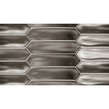 Equipe Arrow Lanse Silver 5cm x 25cm Wall Tile