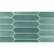 Equipe Arrow Lanse Viridian 5cm x 25cm Wall Tile