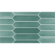 Equipe Arrow Lanse Viridian 5cm x 25cm Wall Tile