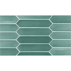 Equipe Arrow Lanse Viridian 5cm x 25cm Wall Tile