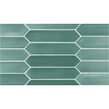 Equipe Arrow Lanse Viridian 5cm x 25cm Wall Tile