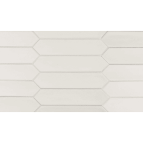 Equipe Arrow Lanse White 5cm x 25cm Wall Tile