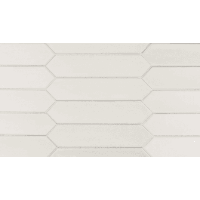 Equipe Arrow Lanse White 5cm x 25cm Wall Tile
