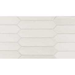 Equipe Arrow Lanse White 5cm x 25cm Wall Tile