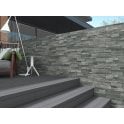 Art Stone Anthracite 15cm x 60cm Wall Tile