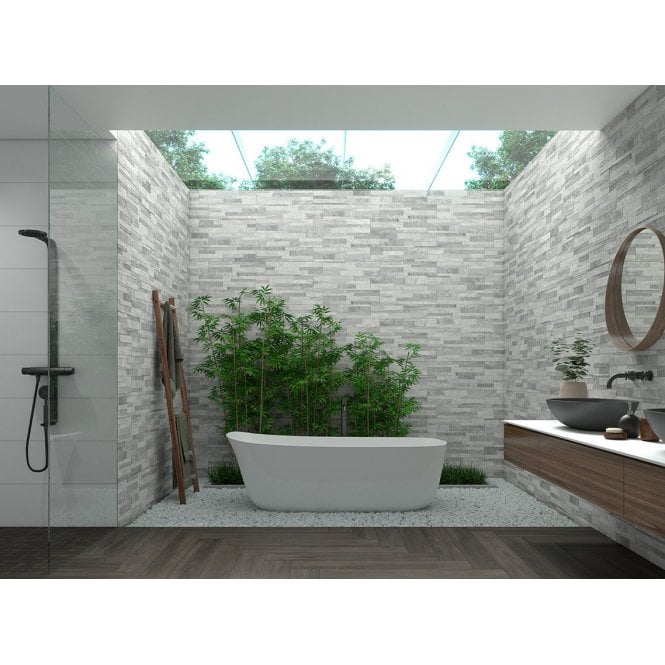 Art Stone Grey 15cm x 60cm Wall Tile