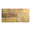Equipe Artesano Gold 6.5cm x 20cm Wall Tile
