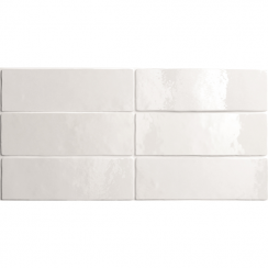 Equipe Artesano White 6.5cm x 20cm Wall Tile