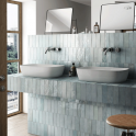 Equipe Artisan Aqua 6.5cm x 20cm Wall Tile