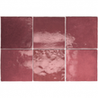 Equipe Artisan Burgundy 13.2cm x 13.2cm Wall Tile